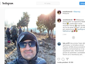 Michał Koterski z Medjugorje: "Wiara nie jest w modzie. Jestem dumny, że mogę być apostołem Jezusa". Hejt