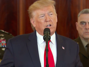 "Długo tolerowaliśmy działania Iranu. To się skończyło". Konferencja prezydenta USA Donalda Trumpa