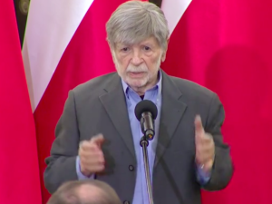 [video] Szewach Weiss: Konferencję zorganizował pan Kantor. I zorganizował jak kantor: to handel historią