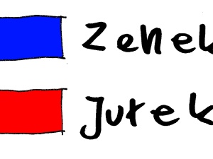 [Kliknij aby zobaczyć całość] Nowy rysunek Krysztopa: "Zenek vs. Jurek"