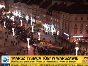 "Tu ich nikt nie zaatakuje i nie spałuje". Andruszkiewicz o zachodnich sędziach na marszu "Tysiąca Tóg"