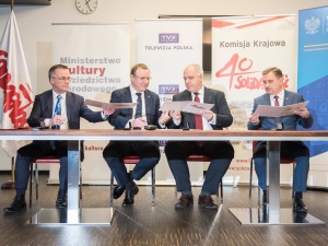 [Fotorelacja] Podpisanie listu intencyjnego w sprawie 40. rocznicy powstania Solidarności