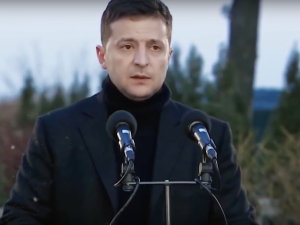 Zełenski protestuje w Yad Vashem. Oddaje ocalałym z Holokaustu miejsca Ukrainy