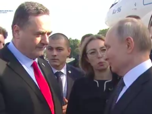 [WIDEO] Szef izraelskiego MSZ przywitał Władimira Putina. Wspomniał o Armii Czerwonej