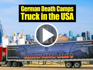 [video] Ciężarówka #GermanDeathCamps przejechała już 20 stanów USA i setki tysięcy kilometrów