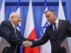 "Chcielibyśmy dziś podać rękę narodowi polskiemu". Prezydent Izraela zaprosił Andrzeja Dudę do Jerozolimy