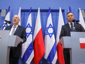 Nie mógł sobie darować. Prezydent Izraela: "Pamiętamy o 7 tys. Sprawiedliwych. Było ich jednak zbyt mało"