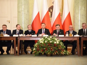 [video] Spotkanie Prezydenta RP z Komisją Krajową NSZZ „Solidarność” w Pałacu Prezydenckim