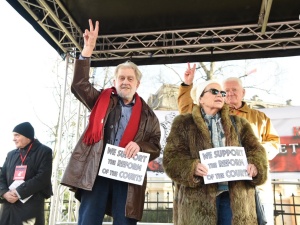 [Fotorelacja] Manifestacja poparcia reformy wymiaru sprawiedliwości