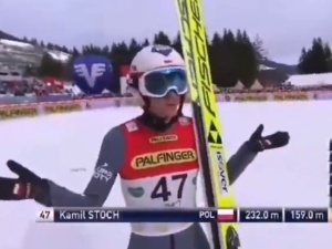 [video] "No i co, panie Borku?". Stoch dosadnie reaguje po nieudanym skoku na Kulm 