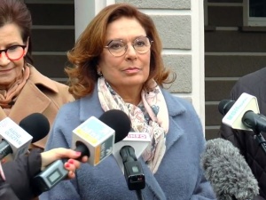 [video] "Najkrótsza konferencja prasowa świata". Kuriozalne wystąpienie Kidawy-Błońskiej