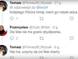 "Kolejnego PiSiora mniej". Właściciel konta siejącego hejt po śmierci radnego PiS grozi pozwami
