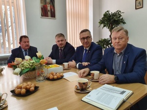 Spotkanie Prezydium Zarządu Regionu Ziemia Łódzka z ministrem Stanisławem Szwedem