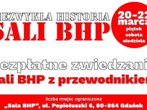 Zapisz się na bezpłatne zwiedzanie historycznej Sali BHP z przewodnikiem! Liczba miejsc ograniczona