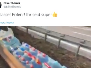 [video] Niemcy zachwyceni polską samopomocą. Kto wspiera oczekujących na granicy kierowców?