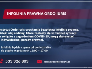 Ordo Iuris uruchomiło infolinię z bezpłatnymi poradami prawnymi w związku z pandemią koronawirusa