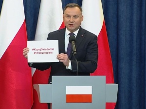 Andrzej Duda: #KupujŚwiadomie #ProduktPolski! Wybierajmy produkty wyprodukowane w naszym kraju