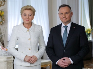 [WIDEO] Para Prezydencka złożyła życzenia Wielkanocne wszystkim Rodakom