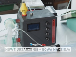Doskonała wiadomość dla twórców projektu VentilAid! "Wchodzimy na ścieżkę grantową NCBiR"