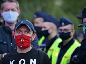 Policja zatrzymała uczestników protestu przedsiębiorców; wśród nich Pawła Tanajno