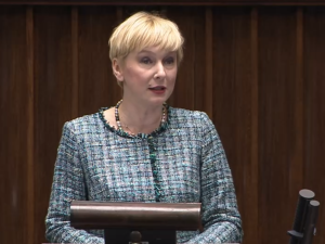 [Wideo] Poseł PiS: Do wyborów zobowiązuje nas konstytucja. Nie ten napis, z którego zostało "OTUA"...