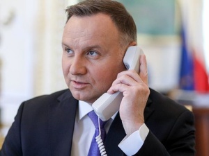Andrzej Duda przez godzinę rozmawiał dzisiaj z prezydentem Niemiec