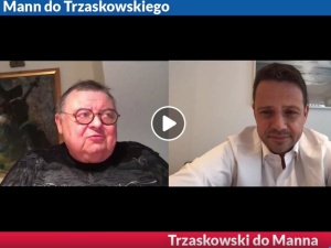 "Jak można być tak infantylnym" Wspólna "audycja" Manna i Trzaskowskiego. Komentarze internautów