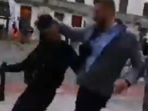 [video] Tak Tanajno potraktował policjanta. Oceńcie sami