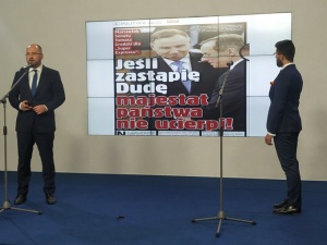 "Ego marszałka osiąga takie rozmiary, że za chwilę...". Wicerzecznik PiS komentuje słowa Grodzkiego