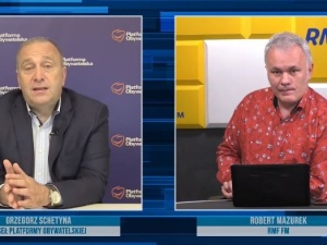 [video] "Szefem tramwajów czy fontann zawsze musi być działacz PO?" Schetyna gęsto tłumaczy się u Mazurka