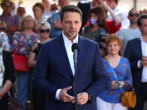 [video] Trzaskowski szydzi z CPK: "Kto z państwa potrzebuje największego lotniska na świecie?"