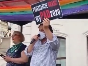 [video] Demonstracja "obrońców demokracji" - "PiS to jest nienawiść". A za chwilę - "Wypie$dalać!"