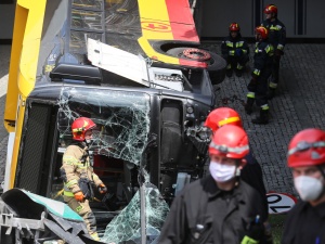 Warszawa: Nowe fakty. Rzecznik KSP podał wstępną przyczynę wypadku