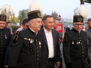 Prezydent Andrzej Duda w Zofiówce: To tutaj rodziła się wtedy Solidarność