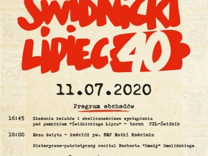 40. Rocznica Świdnickiego Lipca. Obchody