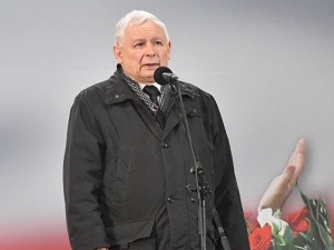 Prezes PiS Jarosław Kaczyński spędził wieczór wyborczy na Jasnej Górze