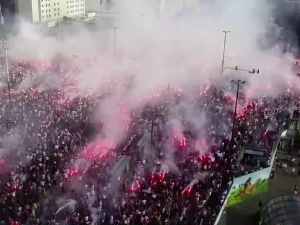 [WIDEO, FOTO] Godzina "W" w Warszawie. Tak oddano hołd Powstańcom Warszawskim