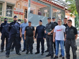 Opolscy mundurowi oddali krew z okazji 40-lecia NSZZ "S" i święta policji
