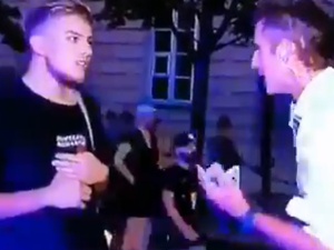 [video] "Mówimy Pani Margot". Dziennikarz TVN24 "oberwał po łapach" od aktywisty LGBT