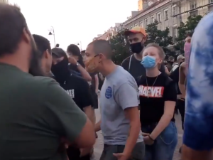 [Video] "Jesteś zarazą". Lewacka aktywistka atakuje przechodnia