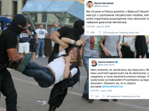 Opozycja gra sytuacją na Białorusi i uderza w polski rząd. Kolejne skandaliczne wypowiedzi polityków...