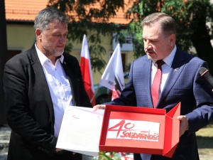 [FOTOGALERIA] Piotr Duda w Tarnowskich Górach: "Solidarność" rodziła się w całej Polsce
