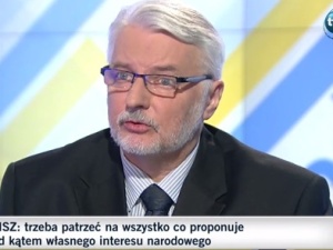 Waszczykowski: Mamy ekspertyzy, które mówią, że przy wyborze Tuska na szefa RE doszło do fałszerstwa