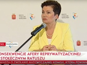 Gronkiewicz-Waltz nie chce słyszeć o referendum! "Wybrali mnie warszawiacy na całą kadencję"