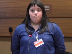 [video] Charlotte Fien z Zesp. Downa apeluje o powstrzymanie aborcji eugenicznych: Nie jesteśmy potworami