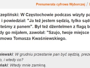 Rzepliński: "Kiedy przestanę być prezesem TK to mnie zamkną". Studium paranoi