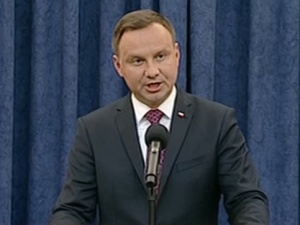 [video] Prezydent Andrzej Duda: Chcę, aby członków nowej KRS Sejm wybierał większością 3/5 głosów