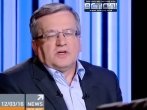 Komorowski: Życzę prezydentowi, żeby zdobył się na męski gest i zawetował te ustawy, ale coś czuję...