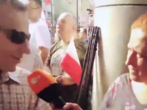 [video] Internauta przeprowadza wywiad z reporterką ZDF: Jak pani się czuje biorąc pieniądze od Niemców?