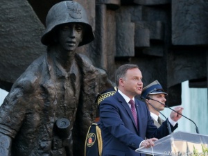 Prezydent Duda: Nie jest przegrane powstanie, które prowadzi do wolnej Polski